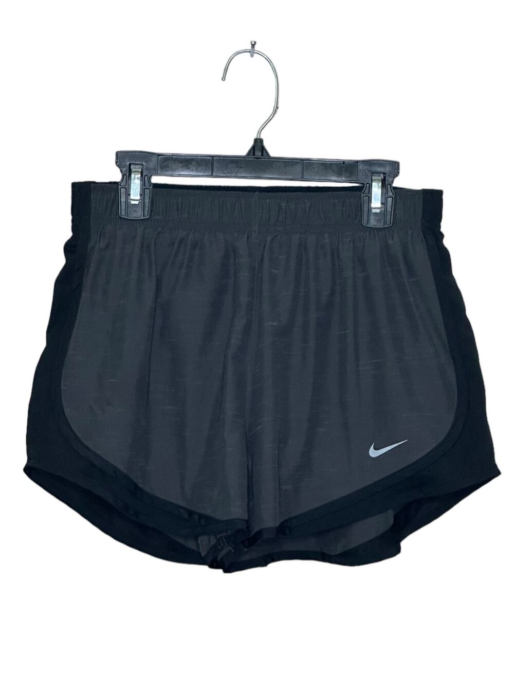 Nike gray black lined Dri-Fit shorts size M